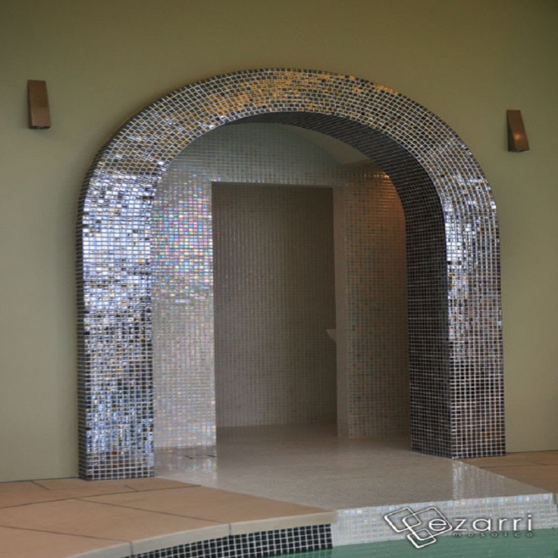 Mosaïque nacré - Emaux de Verre ezarri Lava