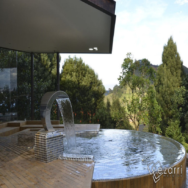 Mosaïque nacré - Emaux de Verre ezarri Lava