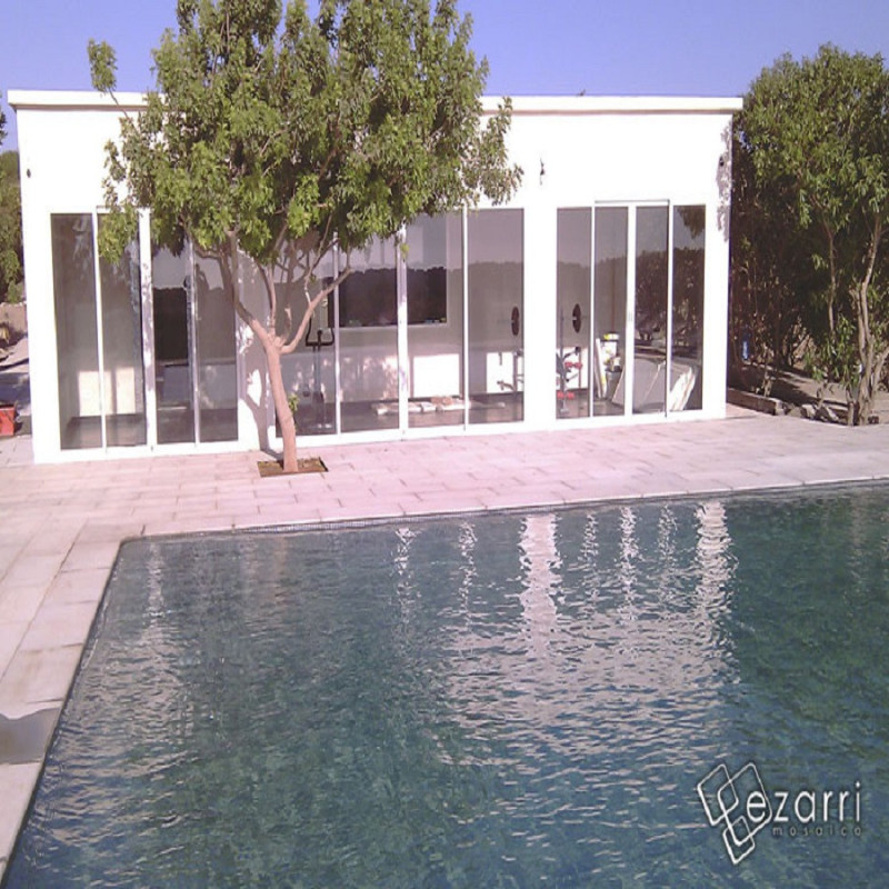 Mosaïque nacré - Emaux de Verre ezarri Inox