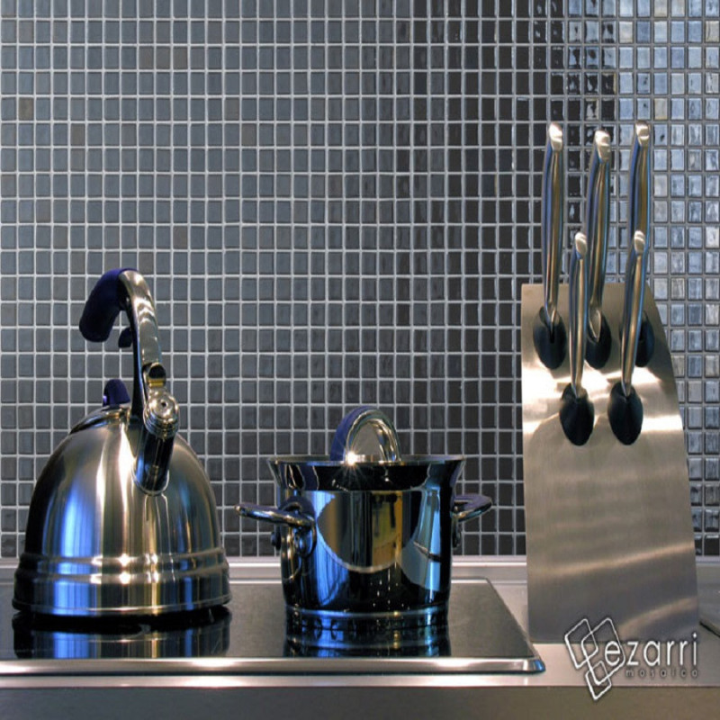 Mosaïque nacré - Emaux de Verre ezarri Inox