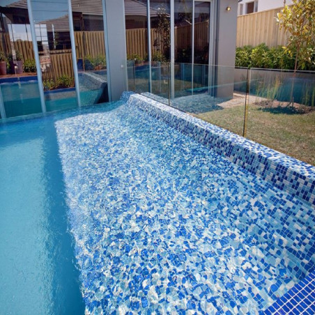 Mosaïque nacré - Emaux de Verre Ezarri Oasis