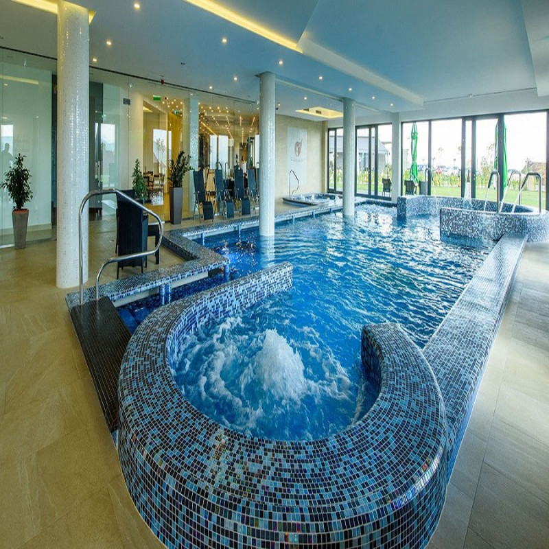 Mosaïque nacré - Emaux de Verre ezarri Blue Lagoon