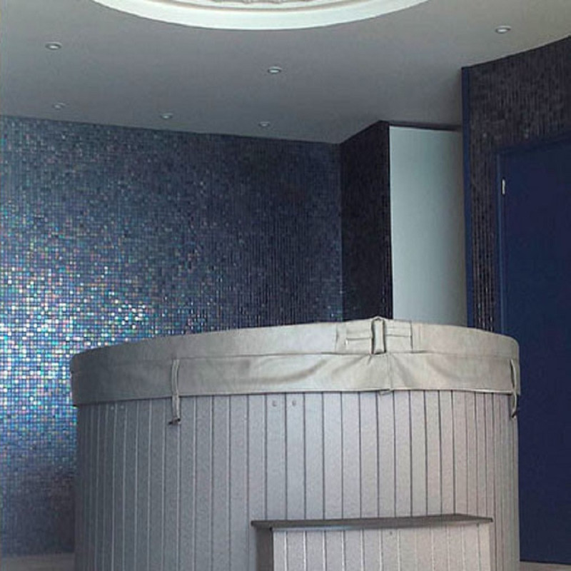 Mosaïque nacré - Emaux de Verre ezarri Blue Moon