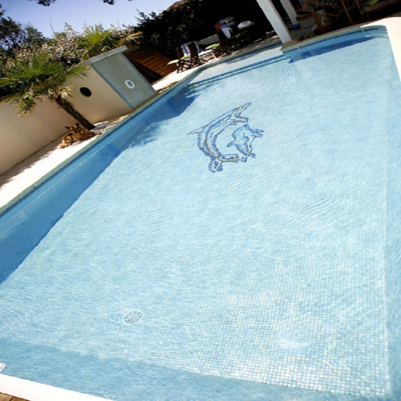 Mosaïque nacré - Emaux de Verre ezarri Coral