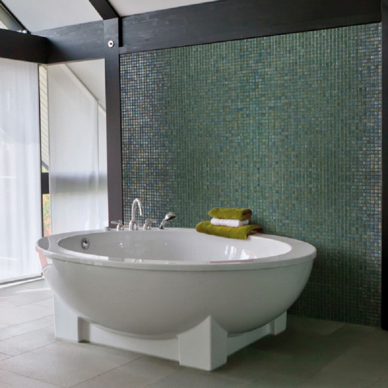 Mosaïque nacré - Emaux de Verre ezarri Green Pearl