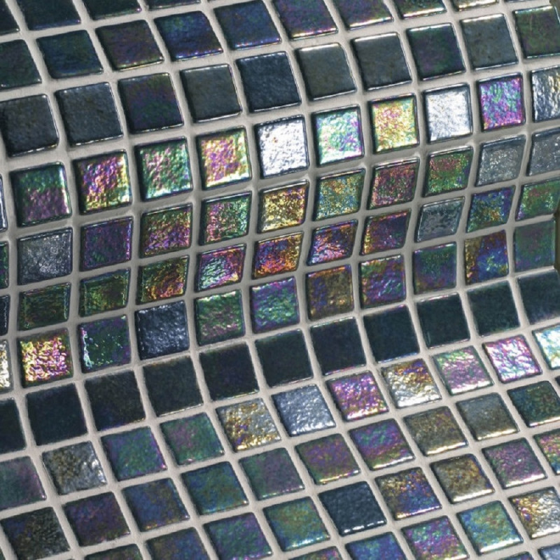 Mosaïque nacré - Emaux de Verre ezarri Jade