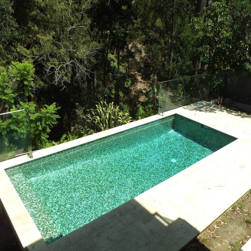 Mosaïque nacré - Emaux de Verre ezarri Grasshopper