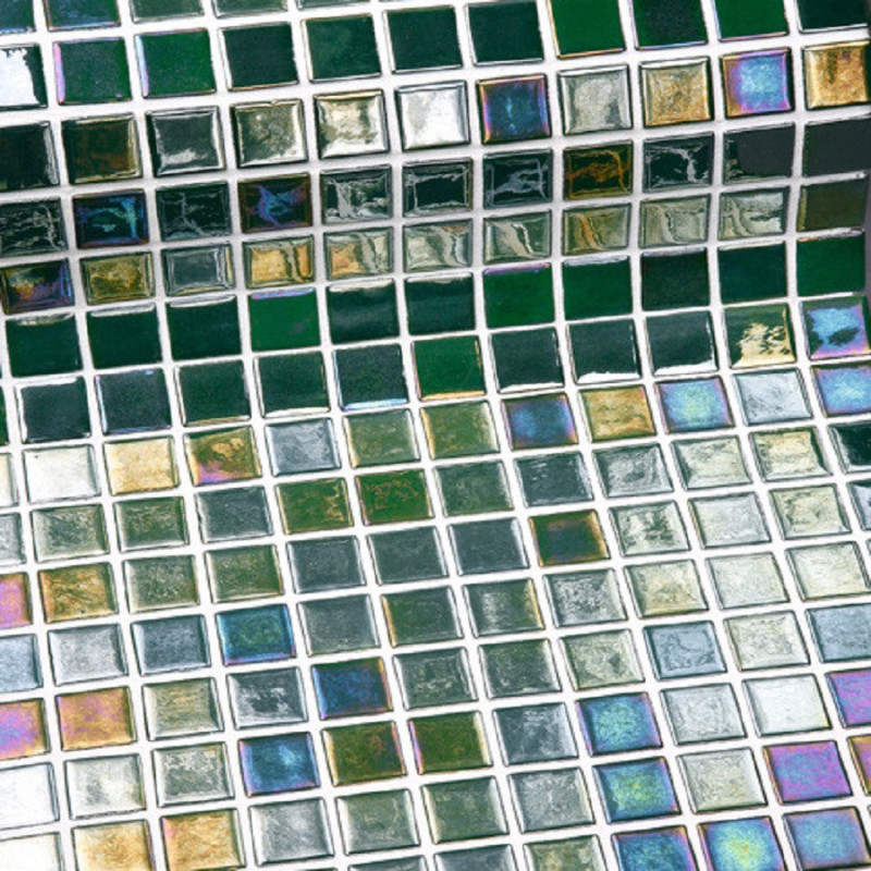 Mosaïque nacré - Emaux de Verre ezarri Esmeralda