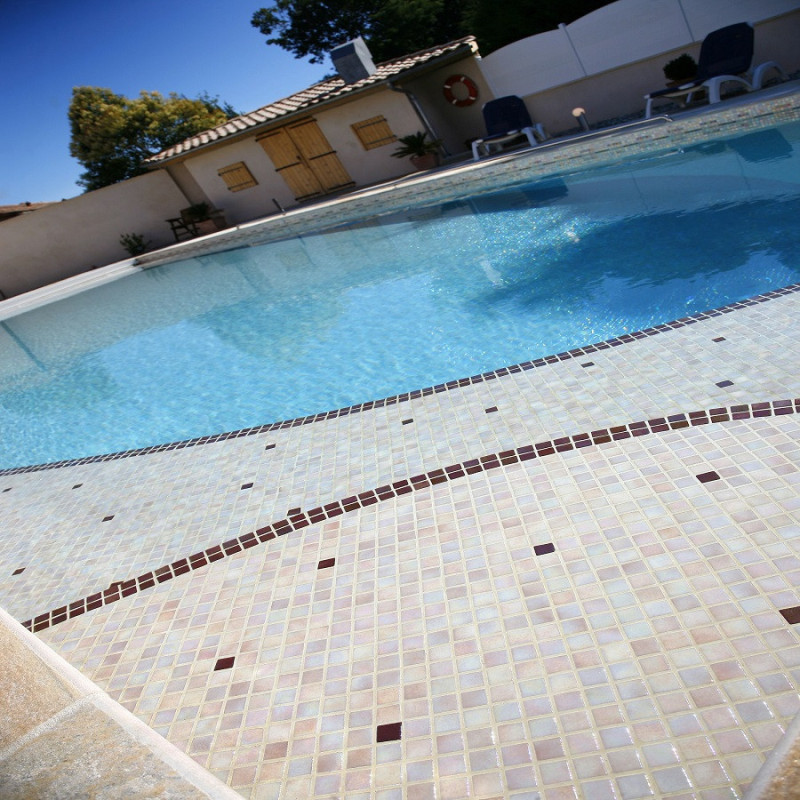 Mosaïque nacré - Emaux de Verre ezarri Nacar