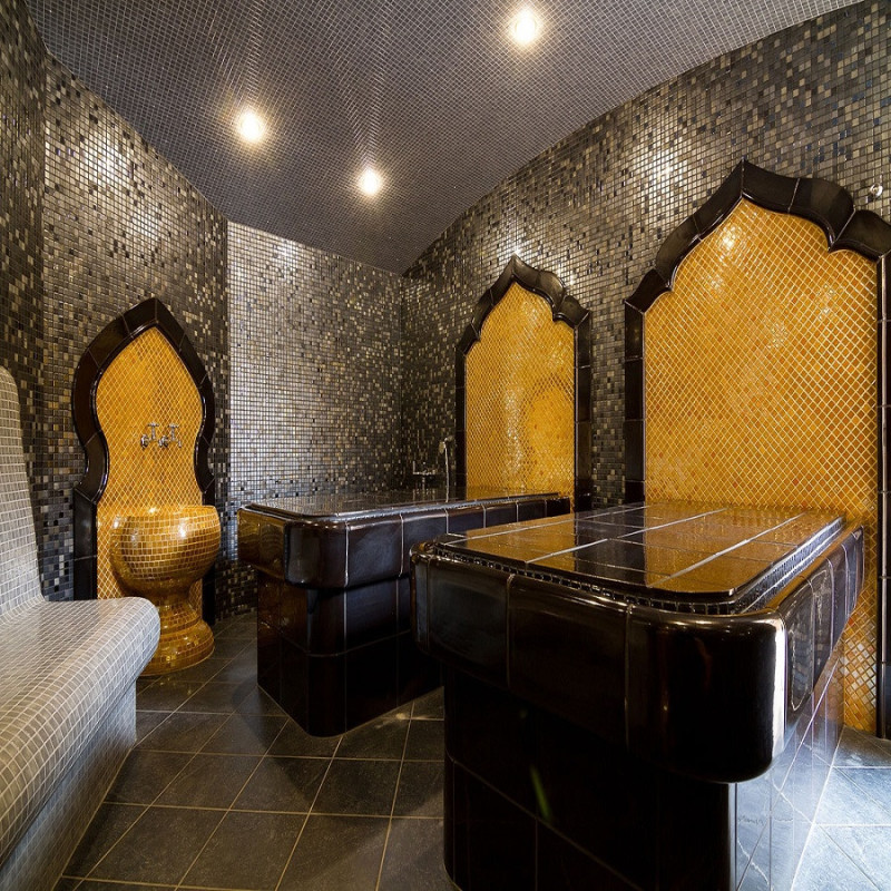 Mosaïque nacré - Emaux de Verre ezarri Orange Aurum