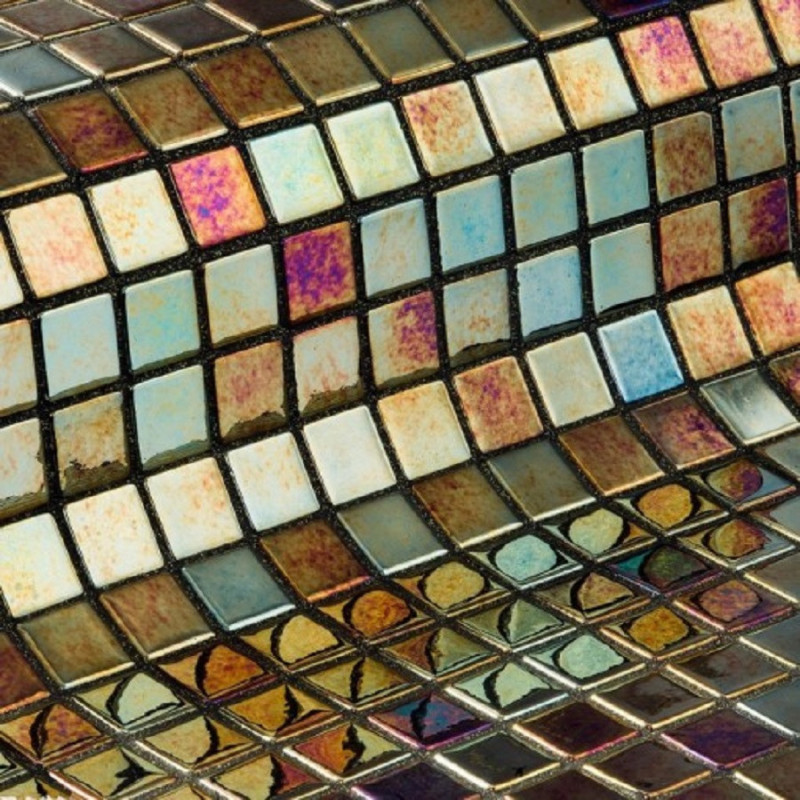 Mosaïque nacré - Emaux de Verre ezarri Oxido
