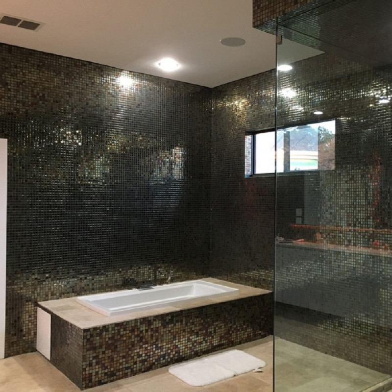 Mosaïque nacré - Emaux de Verre ezarri Oxido