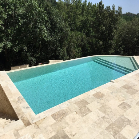 Mosaïque effet pierre - Emaux de Verre Onix Kara Beige