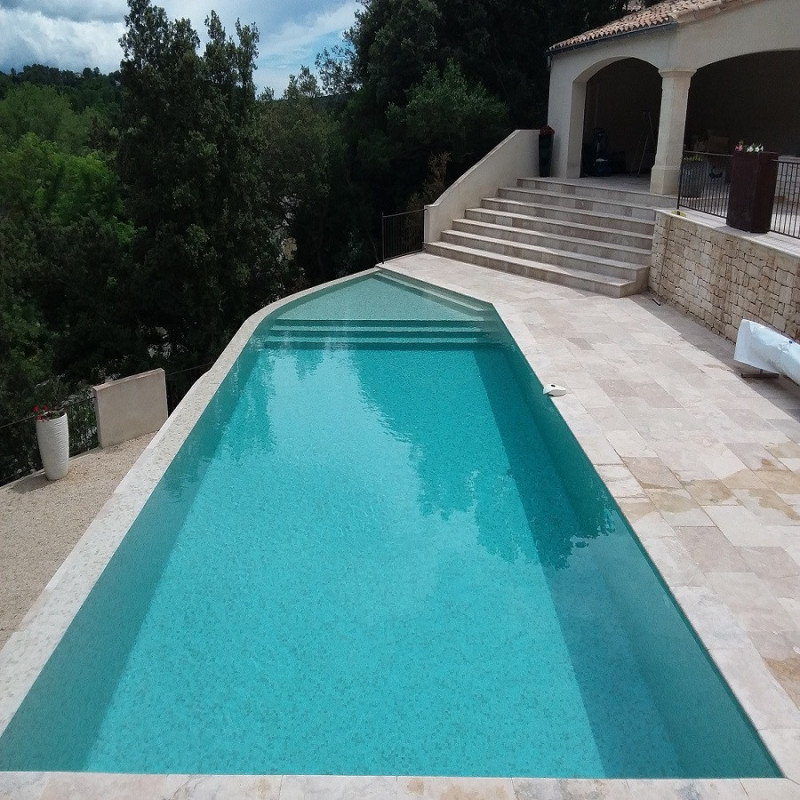 Mosaïque effet pierre - Emaux de Verre Onix Kara Beige