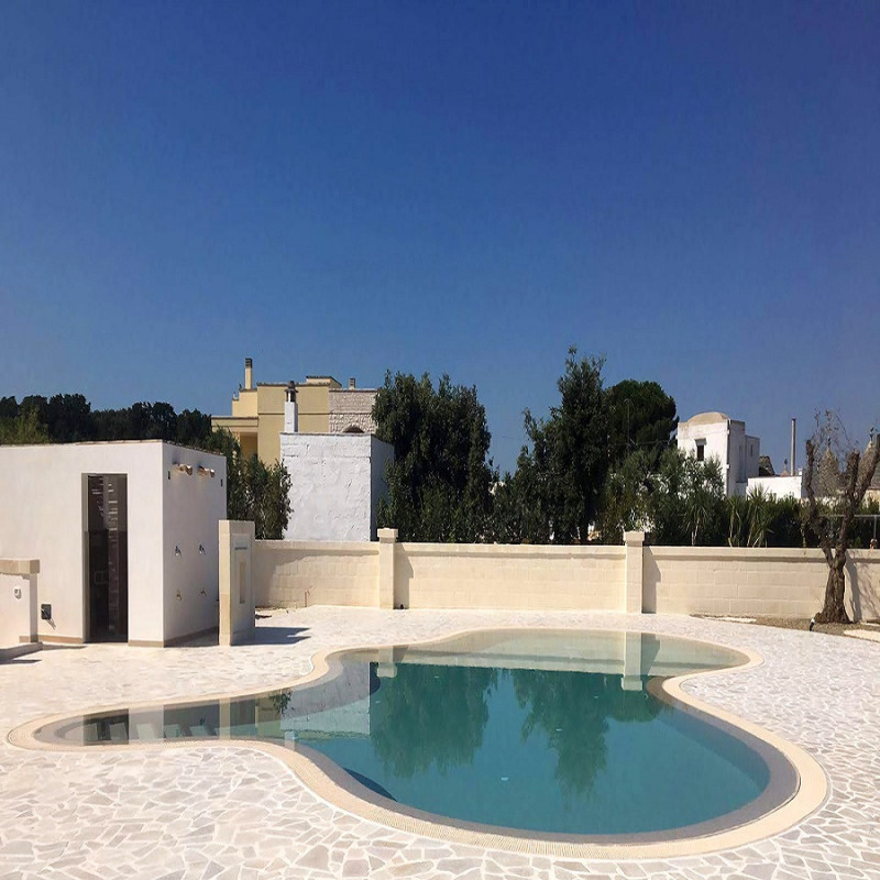 Mosaïque effet pierre - Emaux de Verre Ezarri Pale Cherry