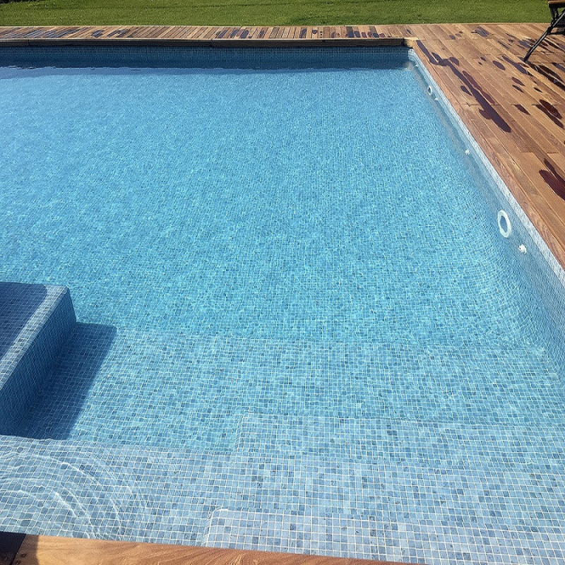 Mosaïque effet pierre - Emaux de Verre Ezarri Makauba