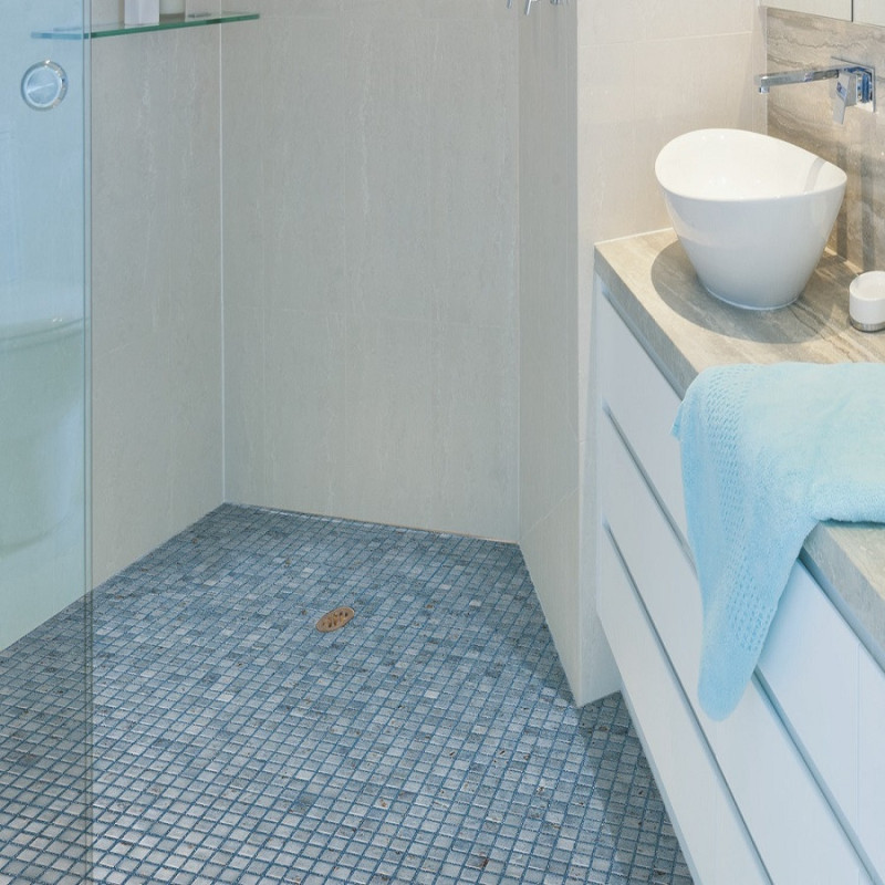 Mosaïque effet pierre - Emaux de Verre Ezarri Makauba