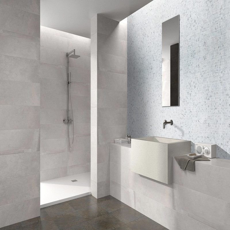 Mosaïque effet pierre - Emaux de Verre Ezarri Carrara