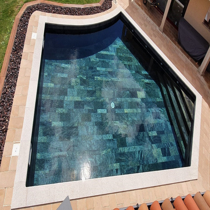 Piscine - Pierre naturelle SILVER DREAM 30x60cm finition polie