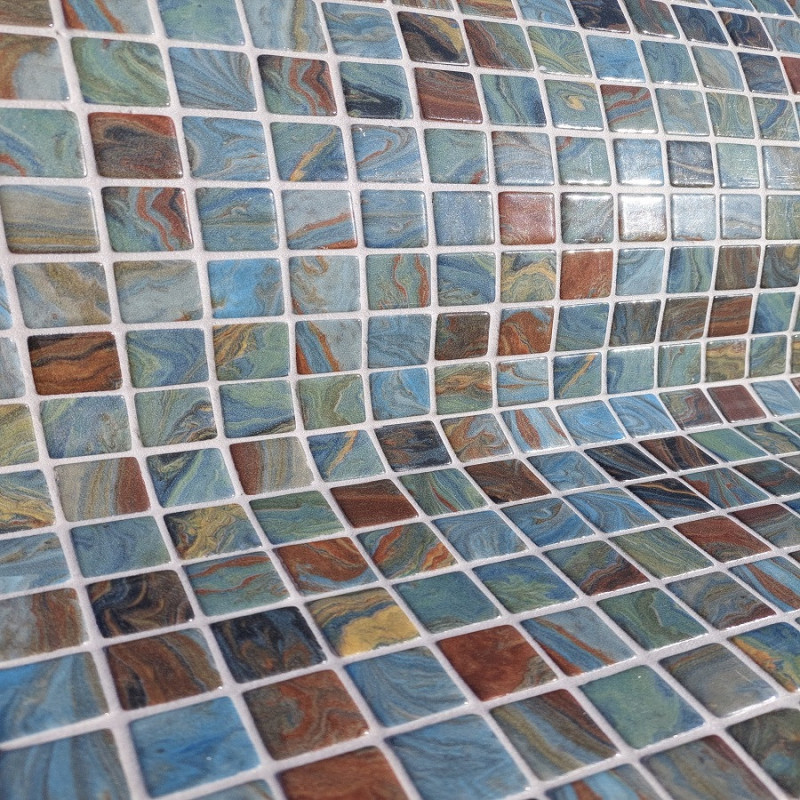 Mosaïque effet pierre - Emaux de Verre REVIGLASS AQUARELA