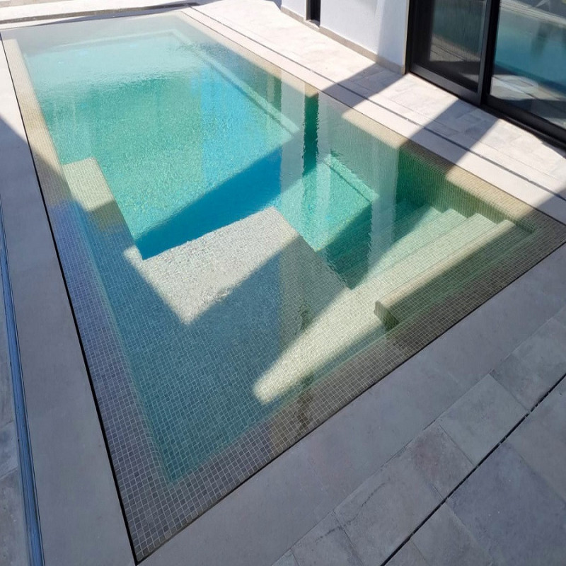 Émaux de verre 2,5 x 2,5 cm - Emaux de Verre REVIGLASS TRAVERTINE