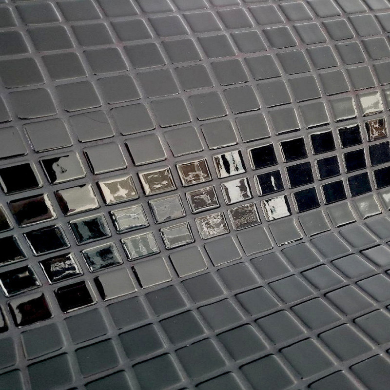 Émaux de verre 2,5 x 2,5 cm - Emaux de Verre REVIGLASS PS26 NOIR