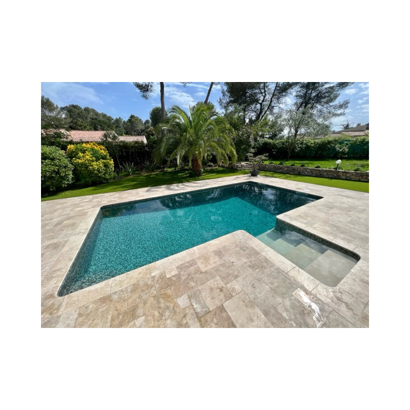 Mosaïque effet pierre - Emaux de Verre Onix STORM