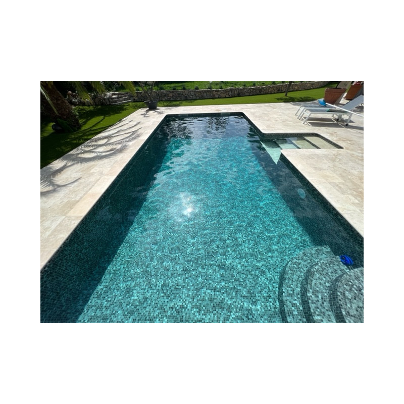 Mosaïque effet pierre - Emaux de Verre Onix STORM