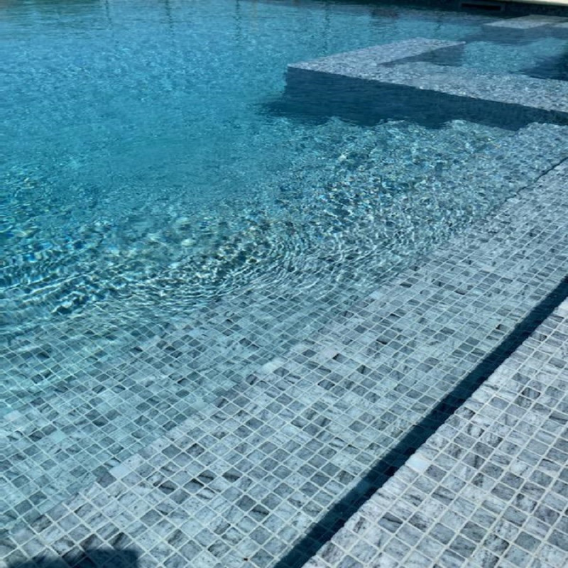 Émaux de verre 2,5 x 2,5 cm - Emaux de Verre REVIGLASS METAL RIVER SHINE imitation pierre effet métallique