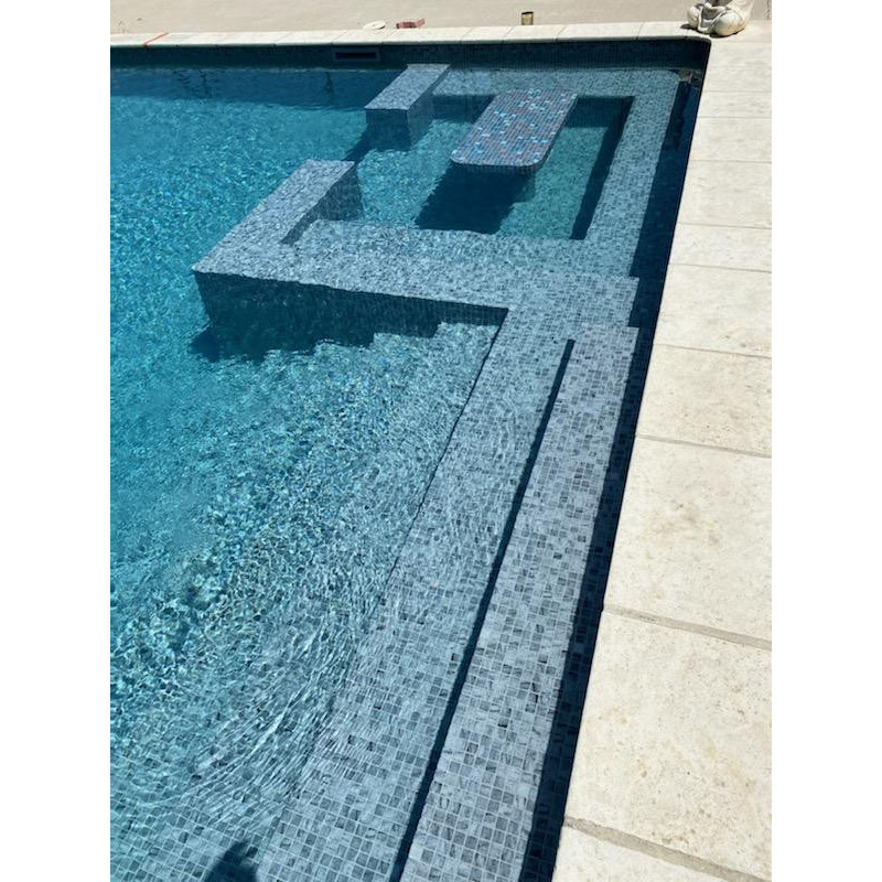 Mosaïque 5x5 cm - Emaux de Verre REVIGLASS RIVER SHINE 5x5 cm imitation pierre