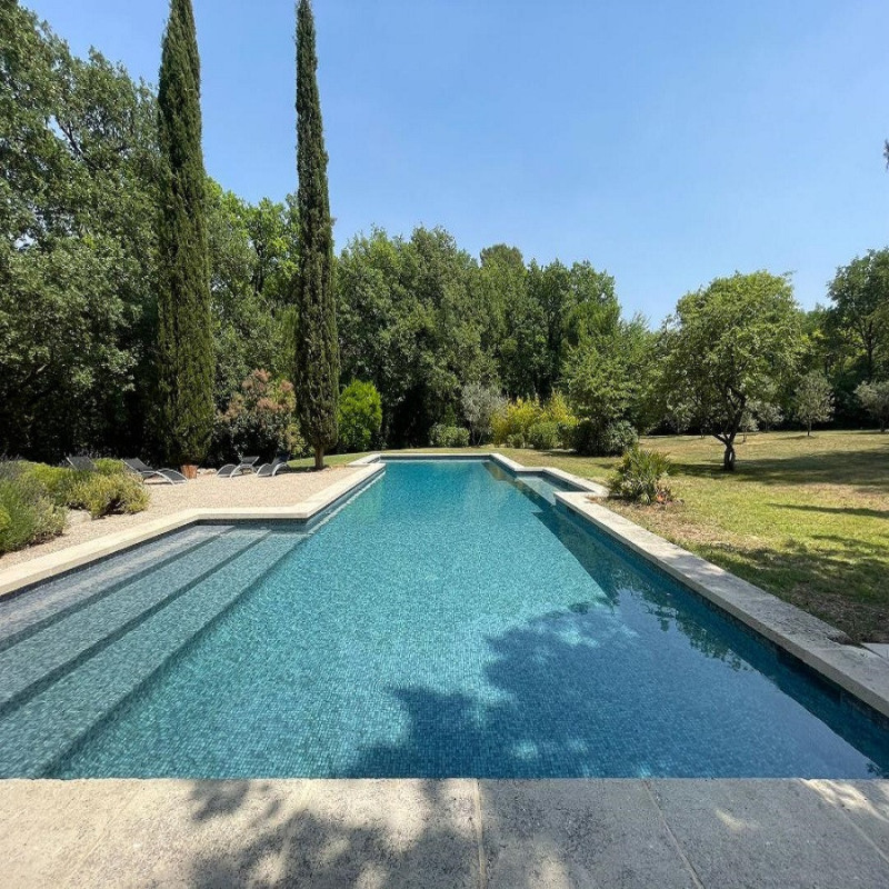 Émaux de verre 2,5 x 2,5 cm - Emaux de Verre REVIGLASS METAL RIVER SHINE imitation pierre effet métallique