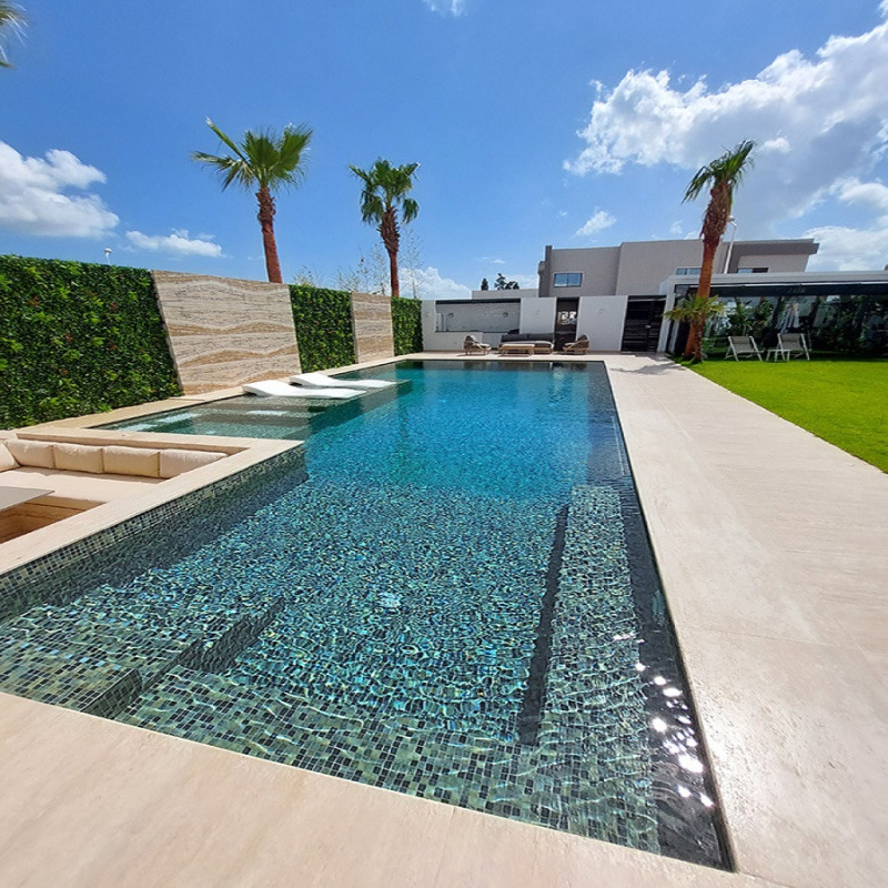 Mosaïque effet pierre - Emaux de Verre REVIGLASS BALI