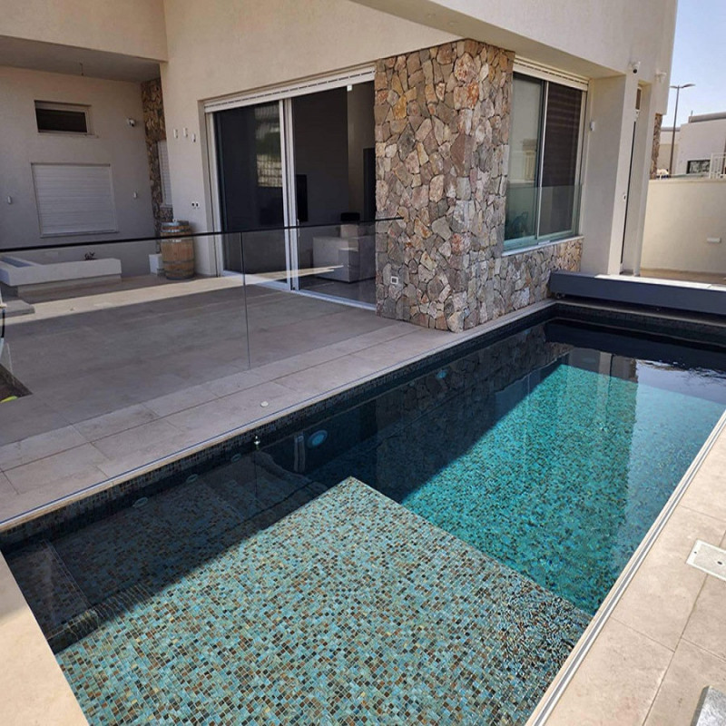 Mosaïque effet pierre - Emaux de Verre REVIGLASS AQUARELA