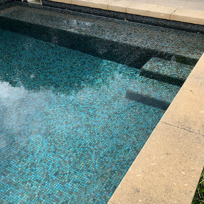 Mosaïque effet pierre - Emaux de Verre REVIGLASS AQUARELA