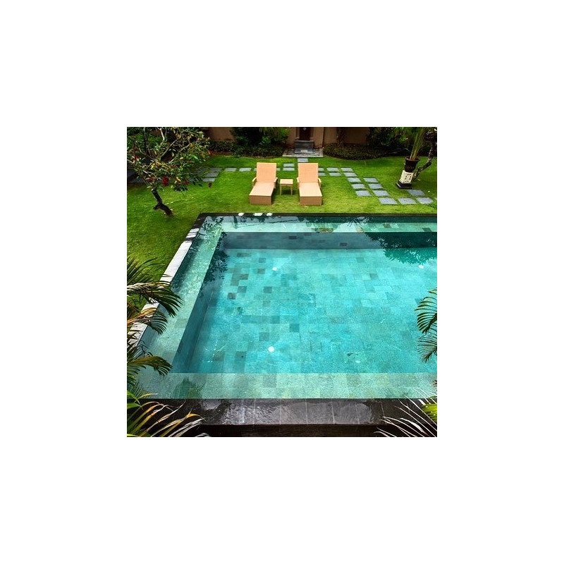 Piscine - Pierre de Bali "GREEN SUKABUMI" 20 x 20 cm