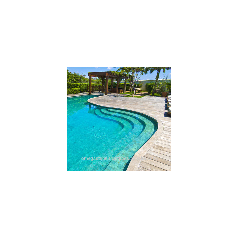 Piscine - Pierre de Bali "GREEN SUKABUMI" 20 x 20 cm