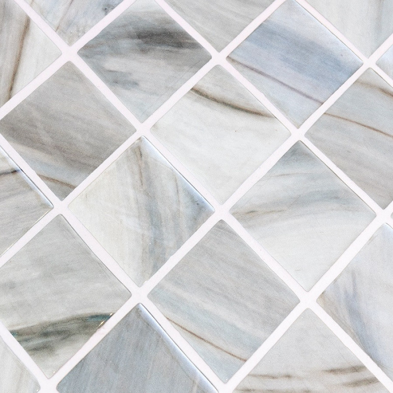 Piscine - Emaux de Verre Onix 5x5cm CASSIAN effet métallique