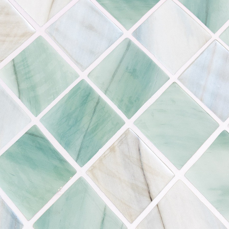 Piscine - Emaux de Verre Onix 5x5cm DELBIN effet métallique