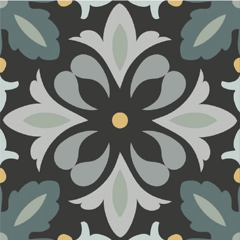 Accueil - Carrelage DAISY NIGHT 15x15cm imitation ciment