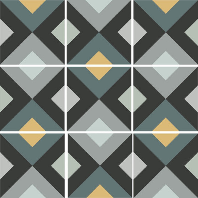 Accueil - Carrelage JASMINE NIGHT 15x15cm imitation ciment