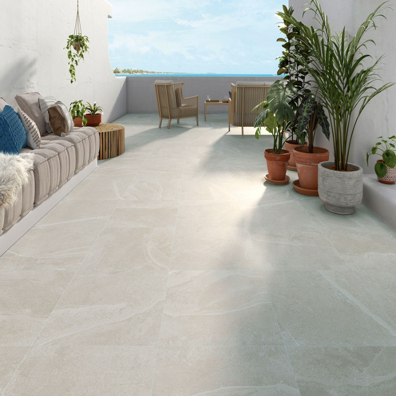 Accueil - Carrelage CRETA ARENA 60x60 cm antidérapant R11 rectifié