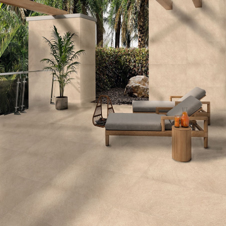 Accueil - Carrelage BINISSALEM CREMA 60x60 cm antidérapant R11 rectifié