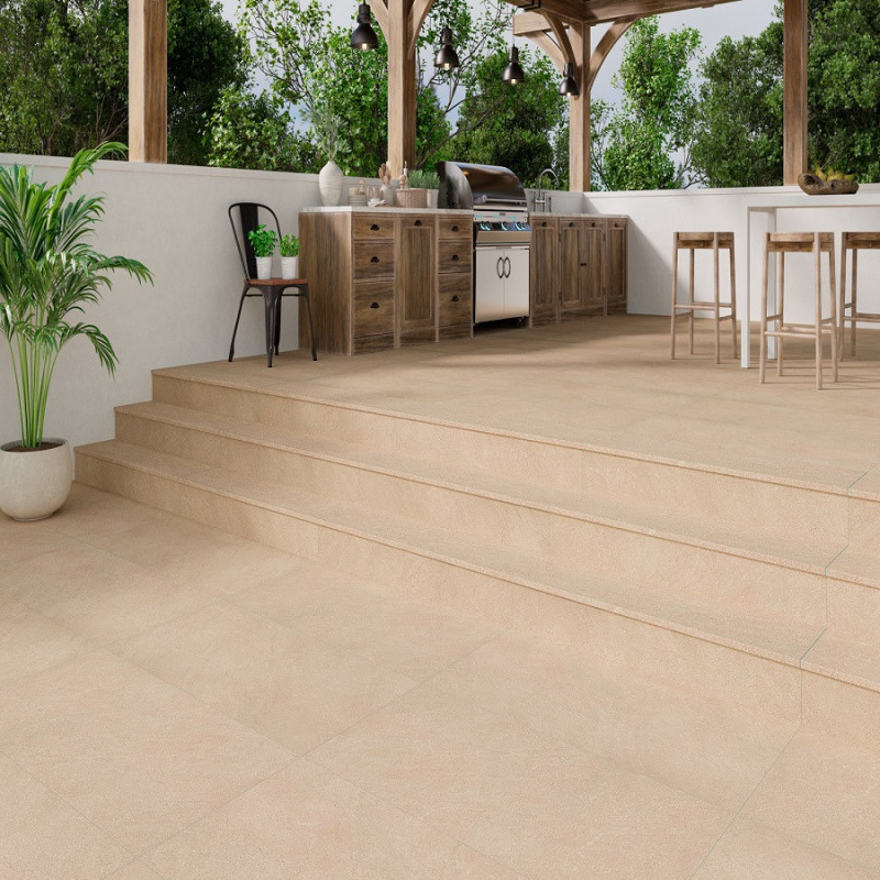 Accueil - Carrelage BINISSALEM CREMA 60x60 cm antidérapant R11 rectifié