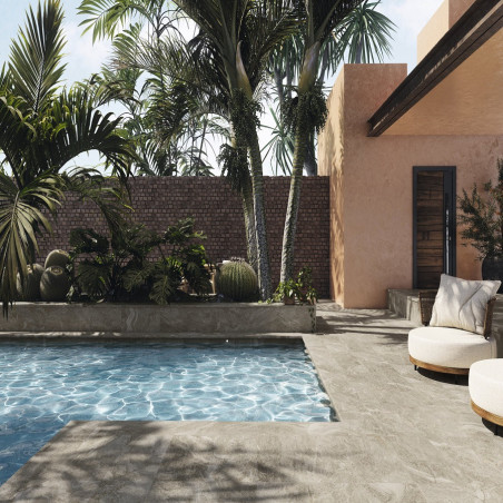 Accueil - Carrelage VAYTAN CREAM 33x66.5 cm R11 ANTIDERAPANT EFFET PIERRE