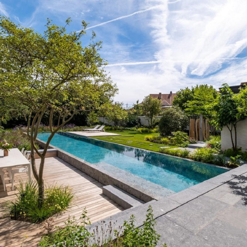 Piscine - Carrelage RIVIERA 30x60 cm EFFET TERRAZZO