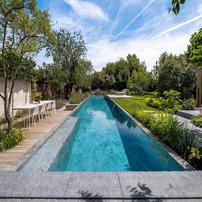 Piscine - Carrelage RIVIERA 30x60 cm EFFET TERRAZZO