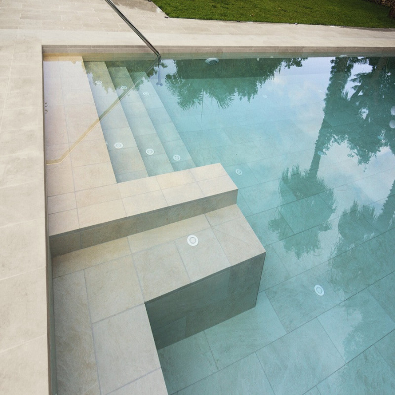 Accueil - Carrelage PURE 33x66.5 cm Effet Pierre antidérapant R11