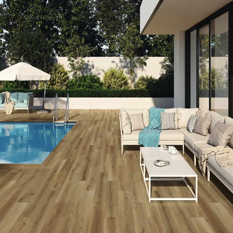 Accueil - MARGELLE KOEN MIELE 33x120x3.2 cm Effet bois antidérapante R11