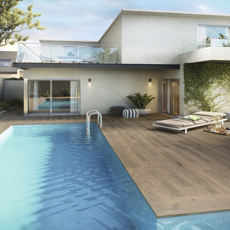 Accueil - Carrelage OREGON ROBLE 20x120 cm Effet Bois antidérapant R11 rectifié