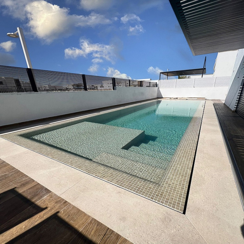 Émaux de verre 2,5 x 2,5 cm - Emaux de Verre REVIGLASS TRAVERTINE